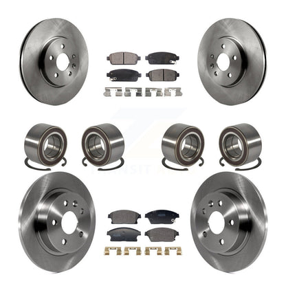 Kit de rotors et plaquettes de frein à roulement avant et arrière (10 pièces) pour Chevrolet Trax Buick Encor
