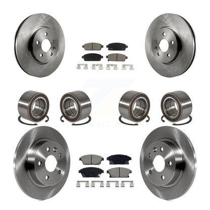 Kit de rotors et plaquettes de frein à roulement avant et arrière (10 pièces) pour Chevrolet Trax Buick Encor