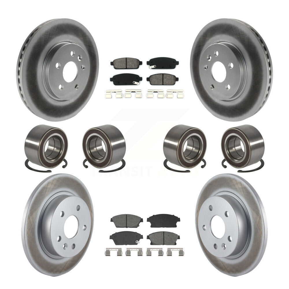 Kit de plaquettes de Rotor de frein, roulement avant et arrière (10 pièces) pour Chevrolet Trax Buick AW