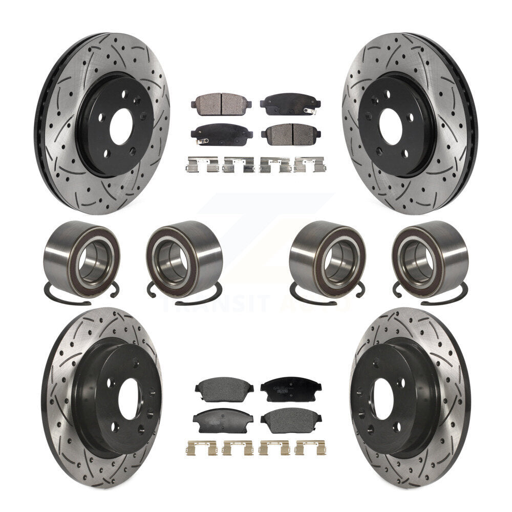 Kit de plaquettes de Rotor de frein, roulement avant et arrière (10 pièces) pour Chevrolet Trax Buick AW