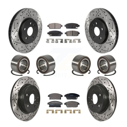 Kit de plaquettes de Rotor de frein, roulement avant et arrière (10 pièces) pour Chevrolet Trax Buick AW