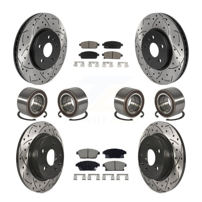 Kit de plaquettes de Rotor de frein, roulement avant et arrière (10 pièces) pour Chevrolet Trax Buick AW