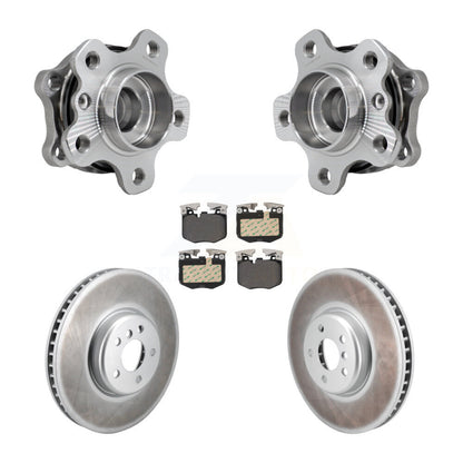 Kit de plaquettes de Rotor de frein enduites de roulement de moyeu avant, pour BMW 330i xDrive 530i 330e 430