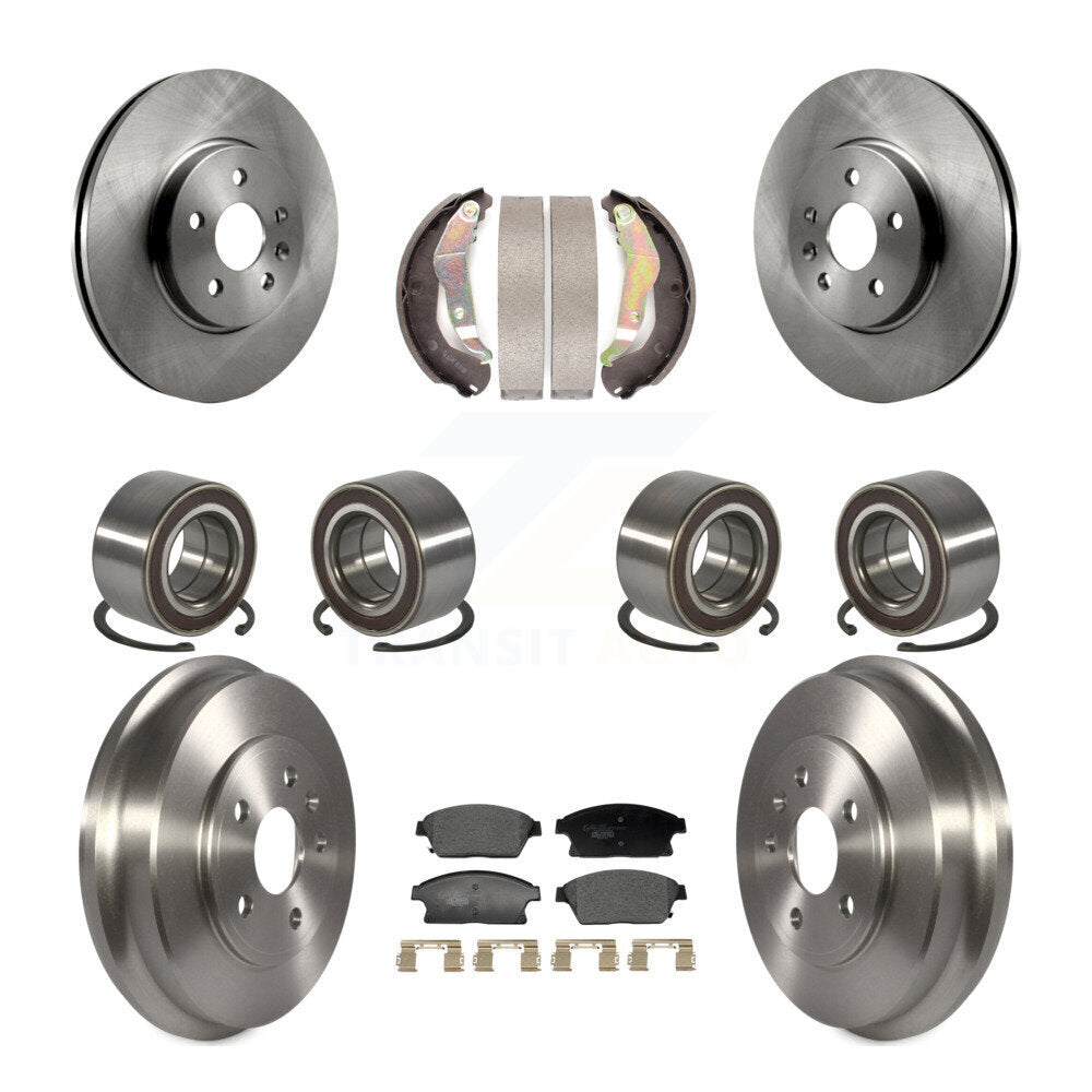 Kit de patins de rotor de frein à roulement avant et arrière (10 pièces) pour Chevrolet Trax AW 13-17