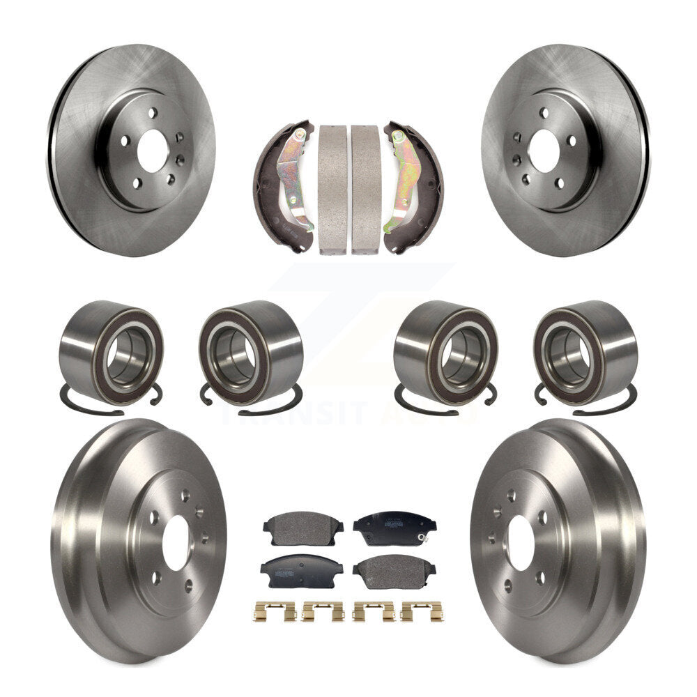 Kit de patins de rotor de frein à roulement avant et arrière (10 pièces) pour Chevrolet Trax AW 13-17