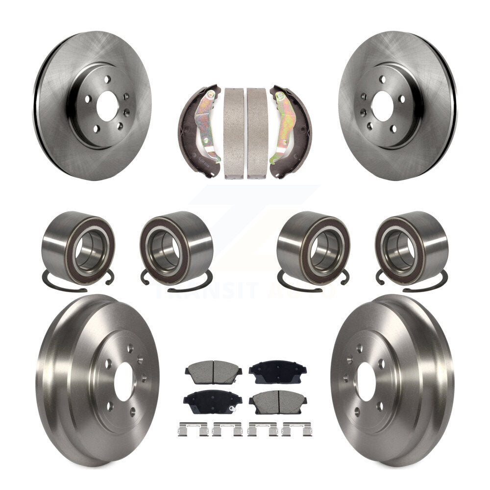 Kit de patins de rotor de frein à roulement avant et arrière (10 pièces) pour Chevrolet Trax AW 13-17