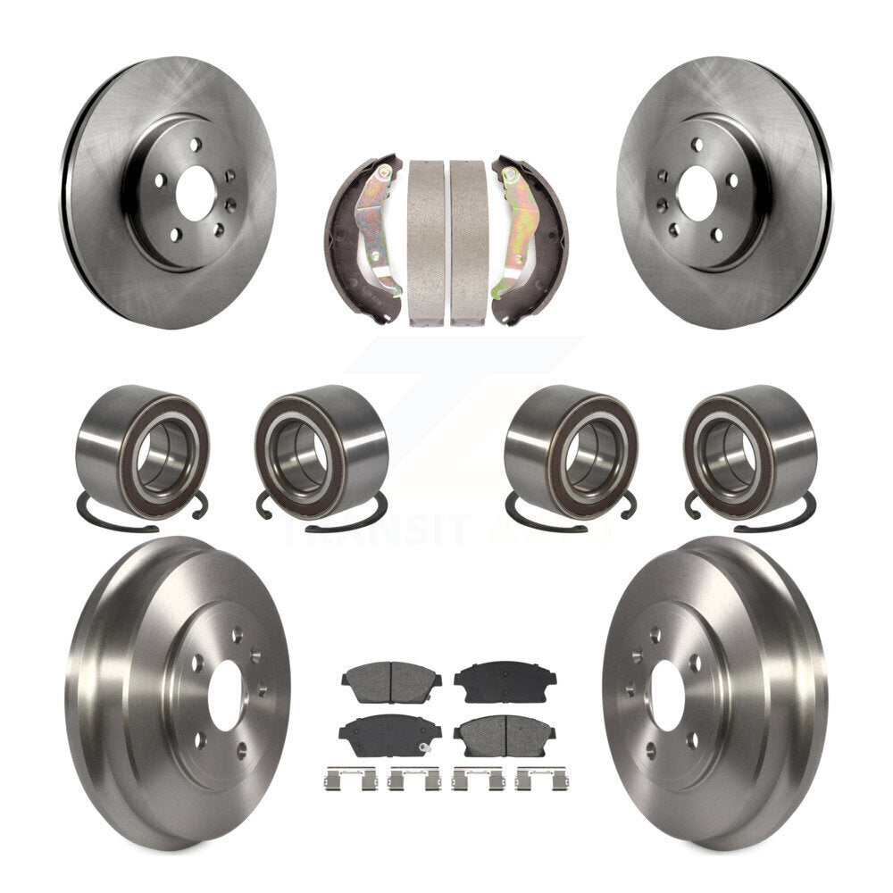 Kit de patins de rotor de frein à roulement avant et arrière (10 pièces) pour Chevrolet Trax AW 13-17