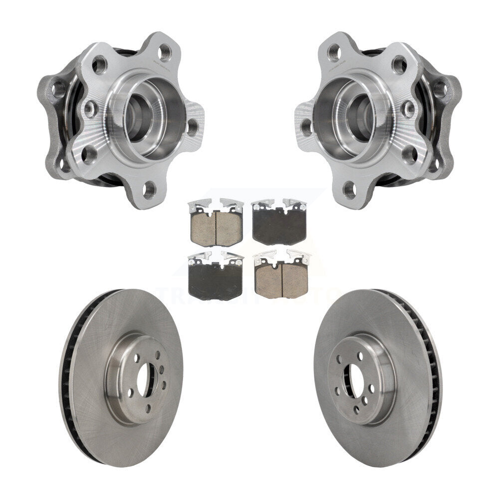 Kit de Rotor et plaquettes de frein, roulement de moyeu avant, pour BMW 330i xDrive 530i 330e 430i 530