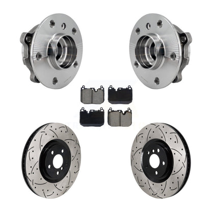 Kit de plaquettes de Rotor de frein, roulement de moyeu avant, fente de perçage, pour Mini Cooper Countryman BM