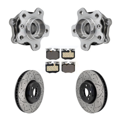 Kit de plaquettes de Rotor de frein, roulement de moyeu avant, fente percée, pour BMW 330i xDrive 530i 330
