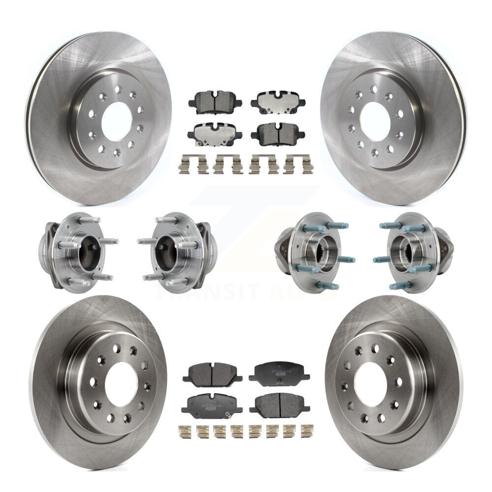 Kit de plaquettes de Rotor de frein, roulement de moyeu avant et arrière (10 pièces) pour Chevrolet Equinox GMC FW