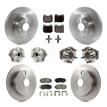 Kit de plaquettes de Rotor de frein, roulement de moyeu avant et arrière (10 pièces) pour Subaru BRZ Limited/Premiu