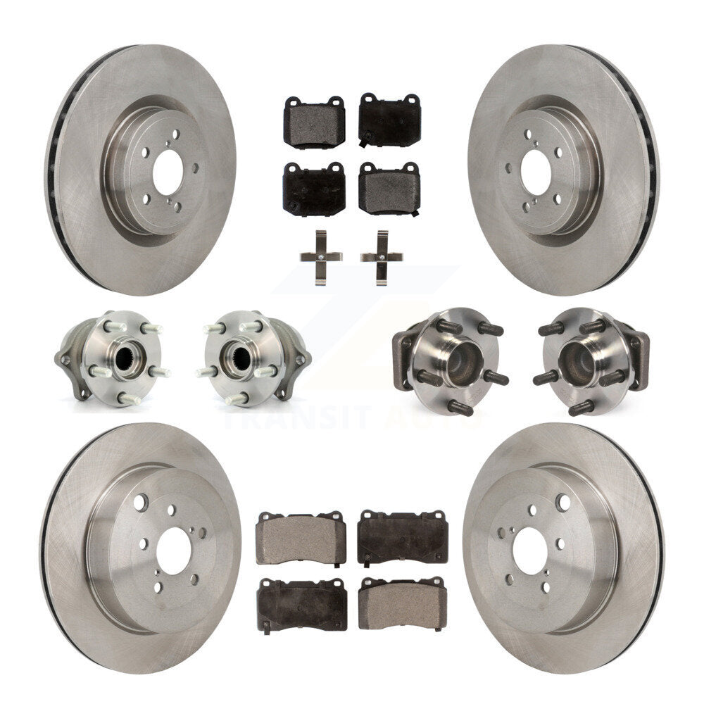 Kit de plaquettes de Rotor de frein à disque, roulement de moyeu avant et arrière (10 pièces) pour Subaru BRZ Toyota 8