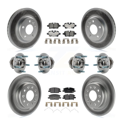 Kit de plaquettes de Rotor de frein, roulement de moyeu avant et arrière (10 pièces) pour Chevrolet Equinox GM