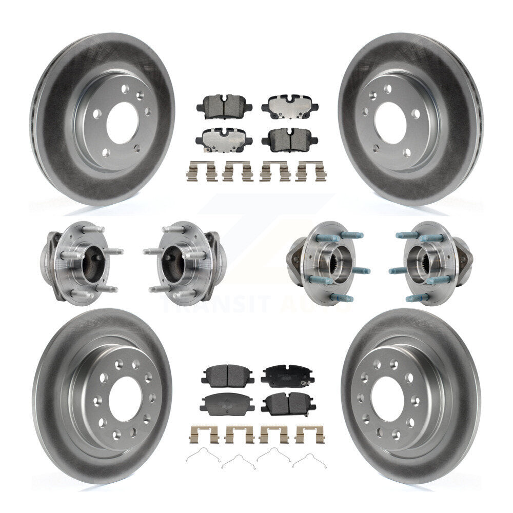 Kit de plaquettes de Rotor de frein, roulement de moyeu avant et arrière (10 pièces) pour Chevrolet Equinox GM