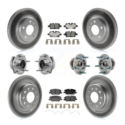 Kit de plaquettes de Rotor de frein, roulement de moyeu avant et arrière (10 pièces) pour Chevrolet Equinox GM