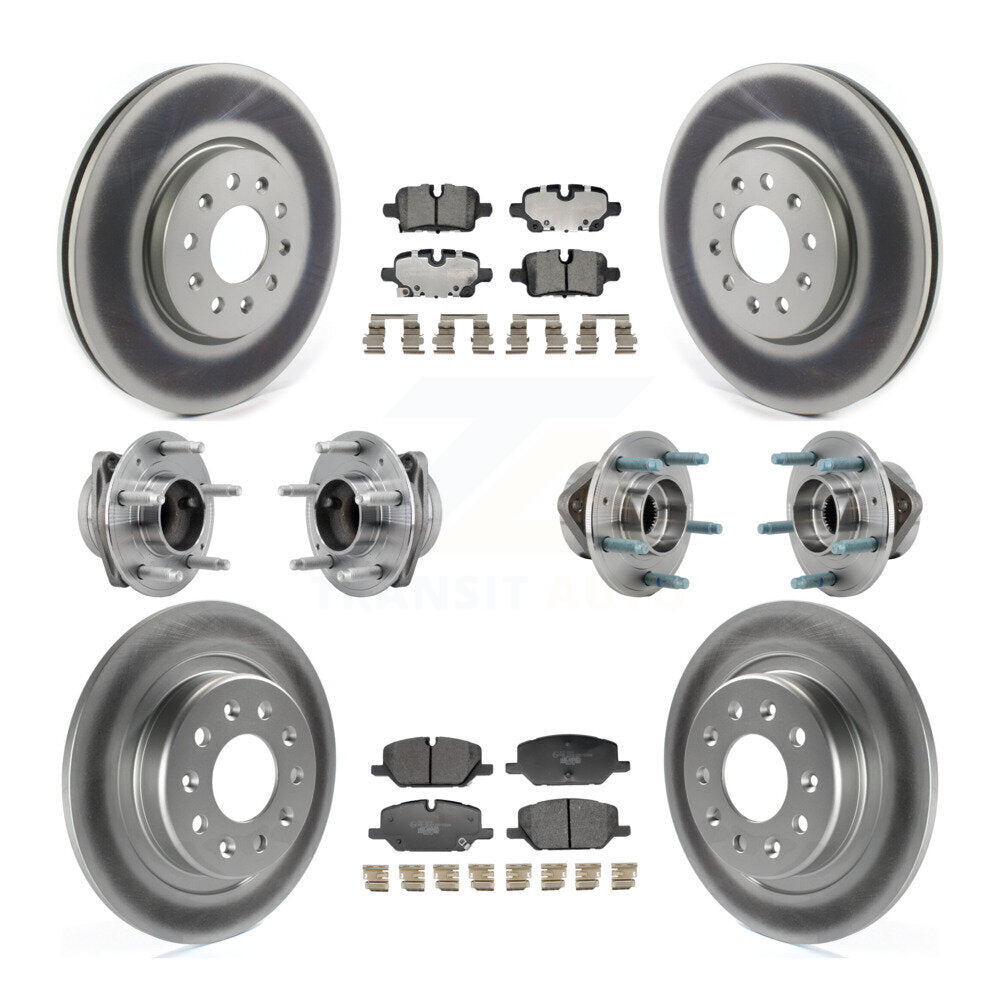 Kit de plaquettes de Rotor de frein, roulement de moyeu avant et arrière (10 pièces) pour Chevrolet Equinox GM