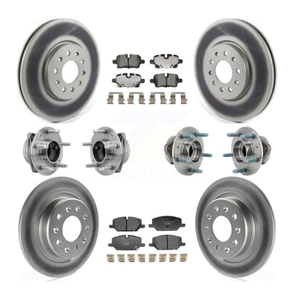 Kit de plaquettes de Rotor de frein, roulement de moyeu avant et arrière (10 pièces) pour Chevrolet Equinox GM