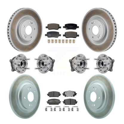 Kit de plaquettes de rotor de frein, roulement de moyeu avant et arrière (10 pièces), pour Hyundai Santa Fe Ki