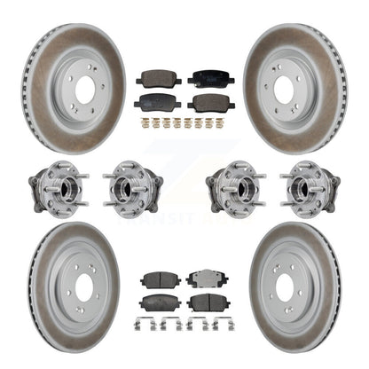 Kit de plaquettes de rotor de frein, roulement de moyeu avant et arrière (10 pièces), pour Hyundai Santa Fe Ki