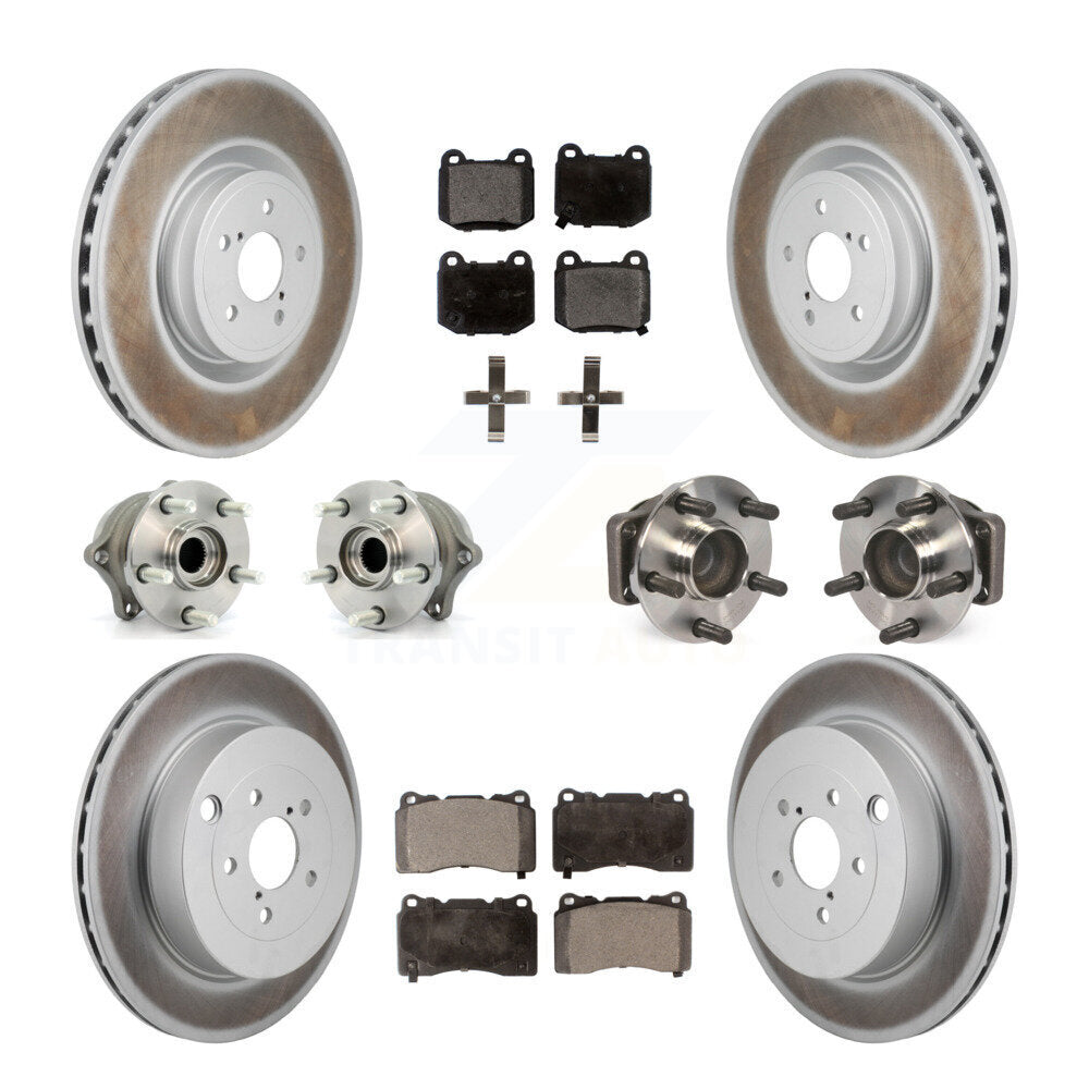 Kit de plaquettes de rotor de frein, roulement de moyeu avant et arrière (10 pièces), pour Subaru BRZ Toyota 8