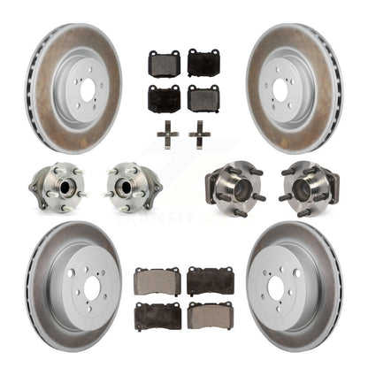 Kit de plaquettes de rotor de frein, roulement de moyeu avant et arrière (10 pièces), pour Subaru BRZ Toyota 8