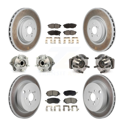 Kit de plaquettes de rotor de frein, roulement de moyeu avant et arrière (10 pièces) pour Toyota 86 Base/G 19