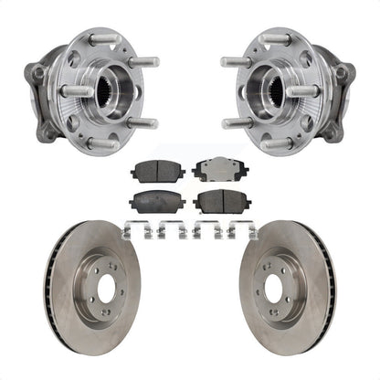 Kit de plaquettes de Rotor de frein à disque, roulement de moyeu avant, pour Hyundai Santa Fe Kia Sorento Cru