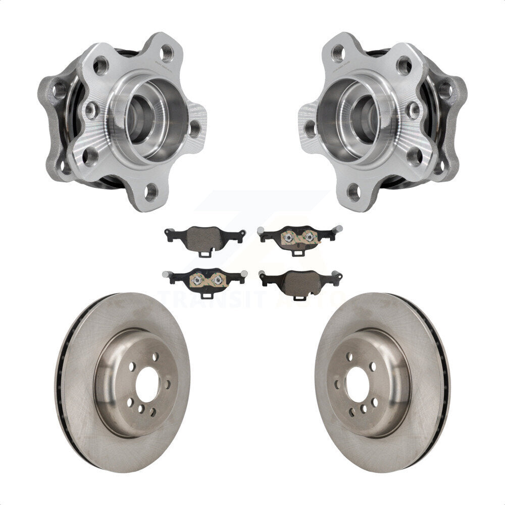 Kit de Rotor et plaquettes de frein à disque, roulement de moyeu avant, pour BMW 530i xDrive 540i 530e 540