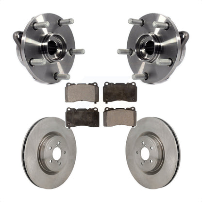 Ensemble de roulement de moyeu avant, Rotor de frein et Kit de plaquettes pour Subaru Impreza WRX ST 2004