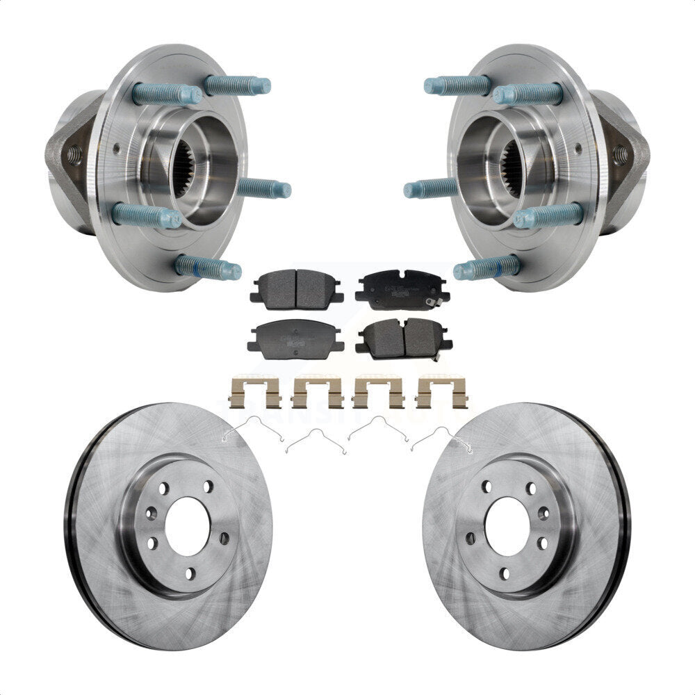 Kit de plaquettes de Rotor de frein, ensemble de roulements de moyeu avant, pour Chevrolet Equinox GMC Terrai