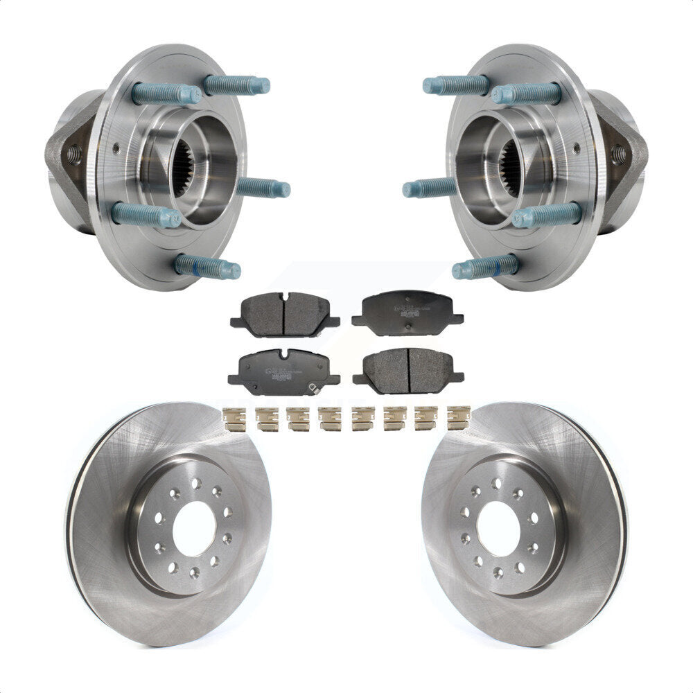 Kit de plaquettes de Rotor de frein, ensemble de roulements de moyeu avant, pour Chevrolet Equinox GMC Terrai