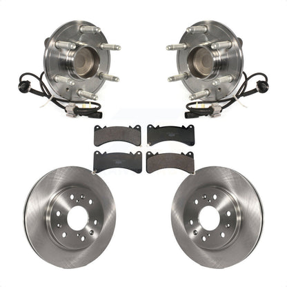 Kit de plaquettes de Rotor de frein, roulement de moyeu avant, pour GMC Sierra 1500 Chevrolet Silverado X