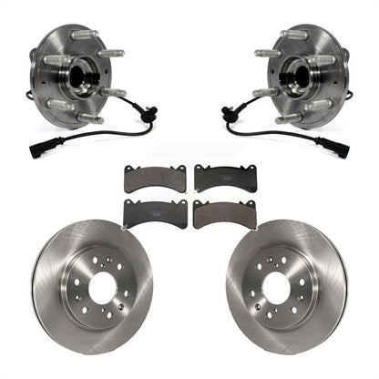 Kit de plaquettes de Rotor de frein, roulement de moyeu avant, pour GMC Sierra 1500 Chevrolet Silverado X