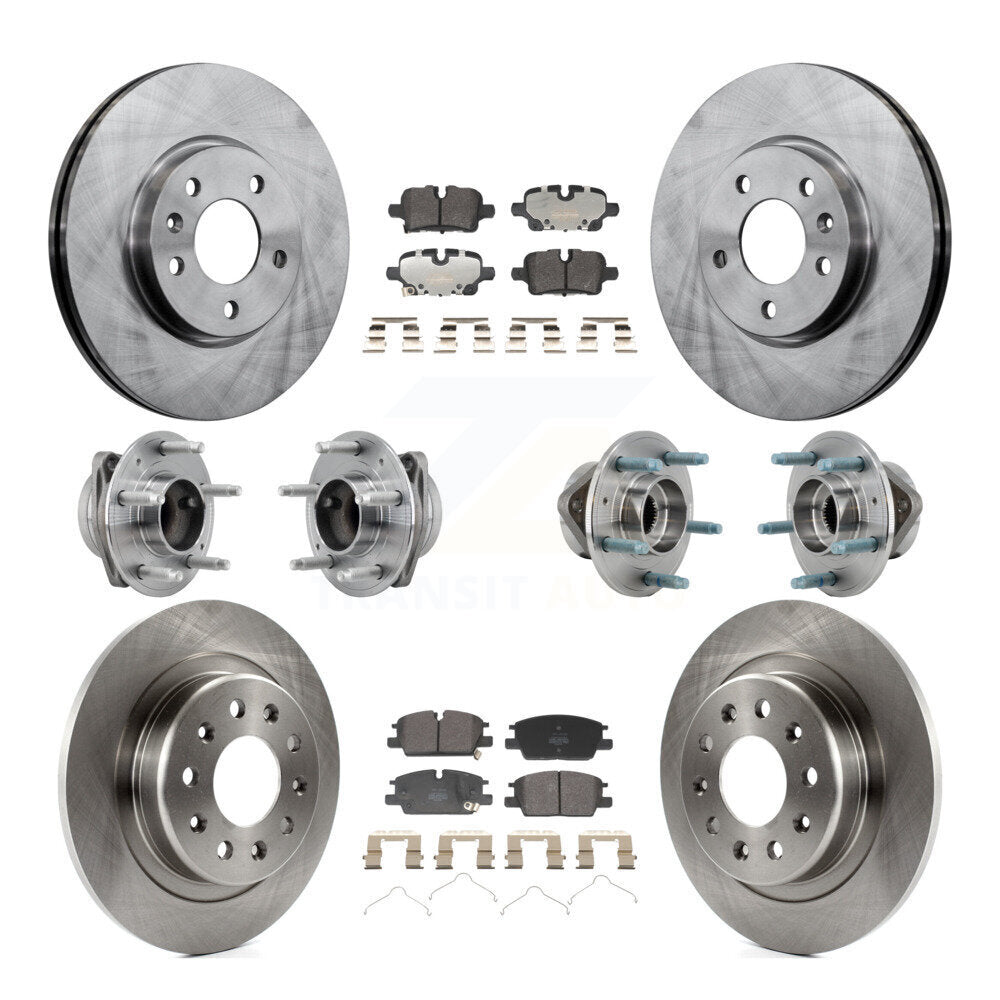 Kit de plaquettes de Rotor de frein, roulement de moyeu avant et arrière (10 pièces) pour Chevrolet Equinox GMC FW