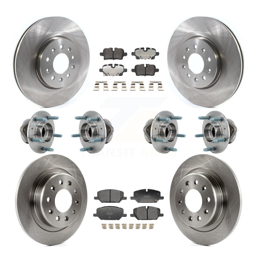 Kit de plaquettes de Rotor de frein, roulement de moyeu avant et arrière (10 pièces) pour Chevrolet Equinox GMC 4W