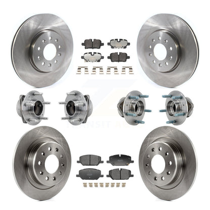 Kit de plaquettes de Rotor de frein, roulement de moyeu avant et arrière (10 pièces) pour Chevrolet Equinox GMC FW