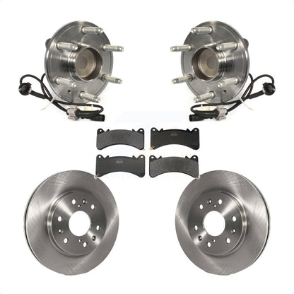 Kit de plaquettes de Rotor de frein, roulement de moyeu avant, pour GMC Sierra 1500 Chevrolet Silverado X