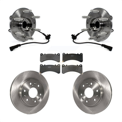 Kit de plaquettes de Rotor de frein, roulement de moyeu avant, pour GMC Sierra 1500 Chevrolet Silverado X