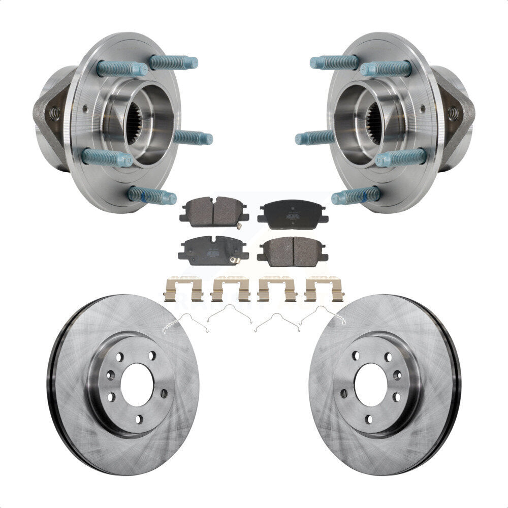 Kit de plaquettes de Rotor de frein, ensemble de roulements de moyeu avant, pour Chevrolet Equinox GMC Terrai