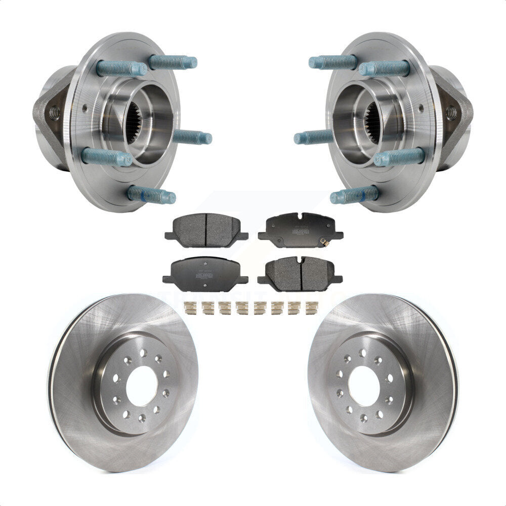 Kit de plaquettes de Rotor de frein, ensemble de roulements de moyeu avant, pour Chevrolet Equinox GMC Terrai