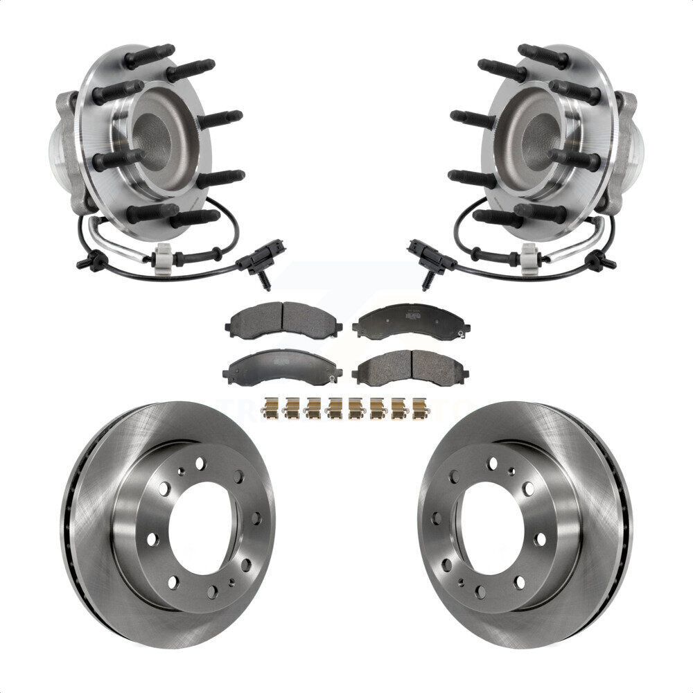 Kit de plaquettes de Rotor de frein à disque, roulement de moyeu avant, pour GMC Savana 2500 Chevrolet Expres