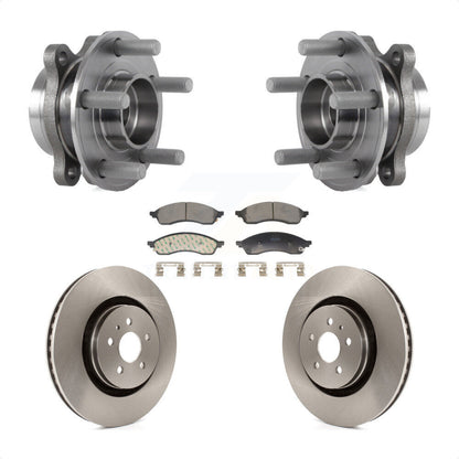 Kit de rotors et plaquettes de frein à disque, ensemble de roulements de moyeu avant pour Lincoln Nautilus