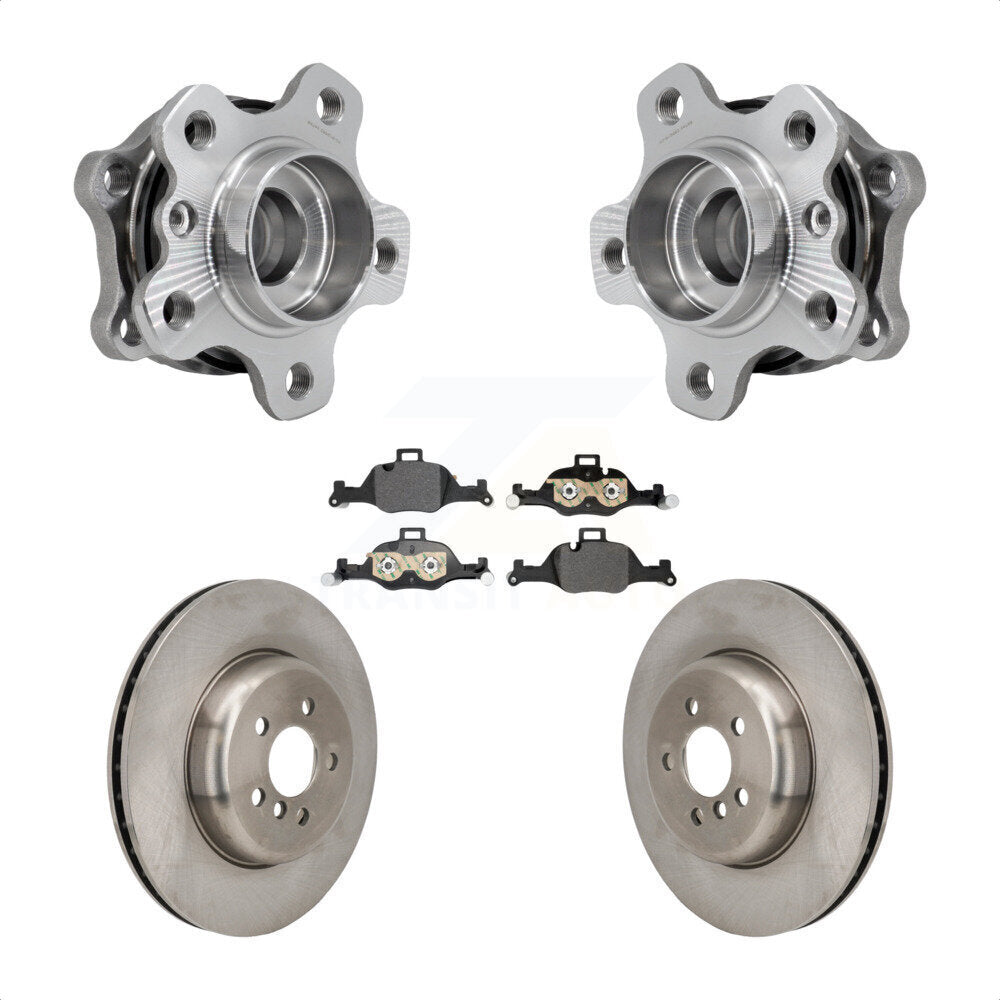 Kit de Rotor et plaquettes de frein à disque, roulement de moyeu avant, pour BMW 530i xDrive 540i 530e 540