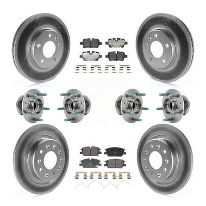 Kit de plaquettes de Rotor de frein, roulement de moyeu avant et arrière (10 pièces) pour Chevrolet Equinox GM