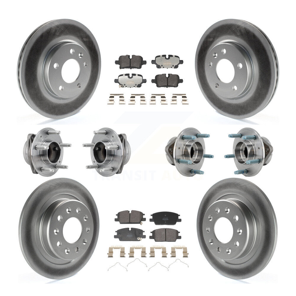 Kit de plaquettes de Rotor de frein, roulement de moyeu avant et arrière (10 pièces) pour Chevrolet Equinox GM