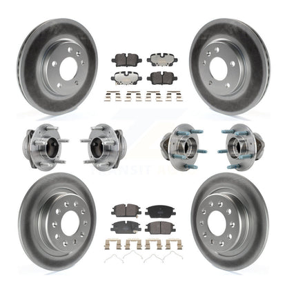 Kit de plaquettes de Rotor de frein, roulement de moyeu avant et arrière (10 pièces) pour Chevrolet Equinox GM