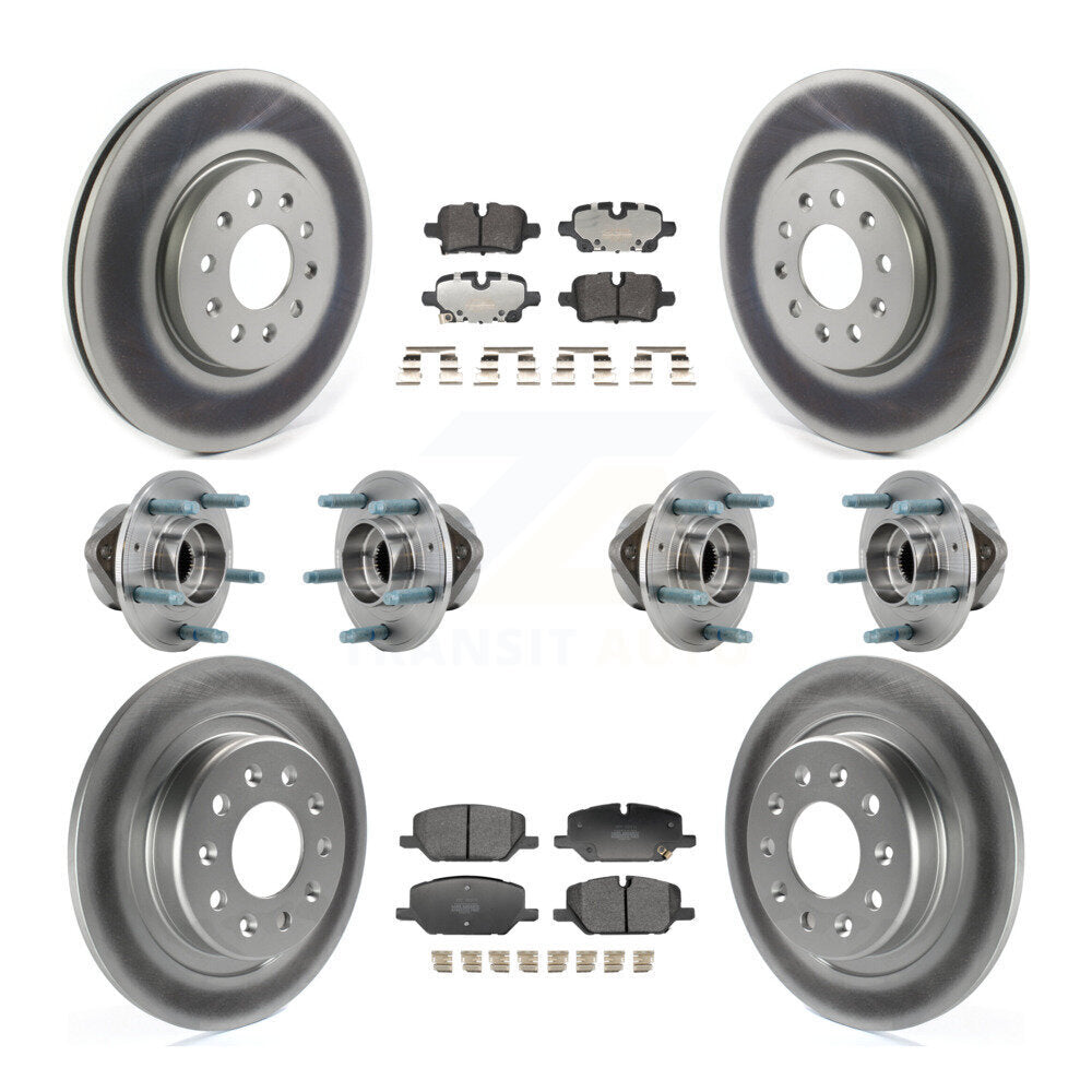 Kit de plaquettes de Rotor de frein, roulement de moyeu avant et arrière (10 pièces) pour Chevrolet Equinox GM