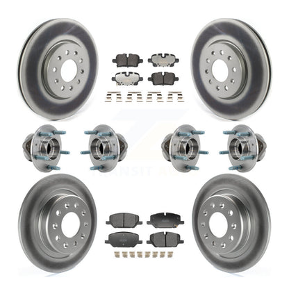 Kit de plaquettes de Rotor de frein, roulement de moyeu avant et arrière (10 pièces) pour Chevrolet Equinox GM