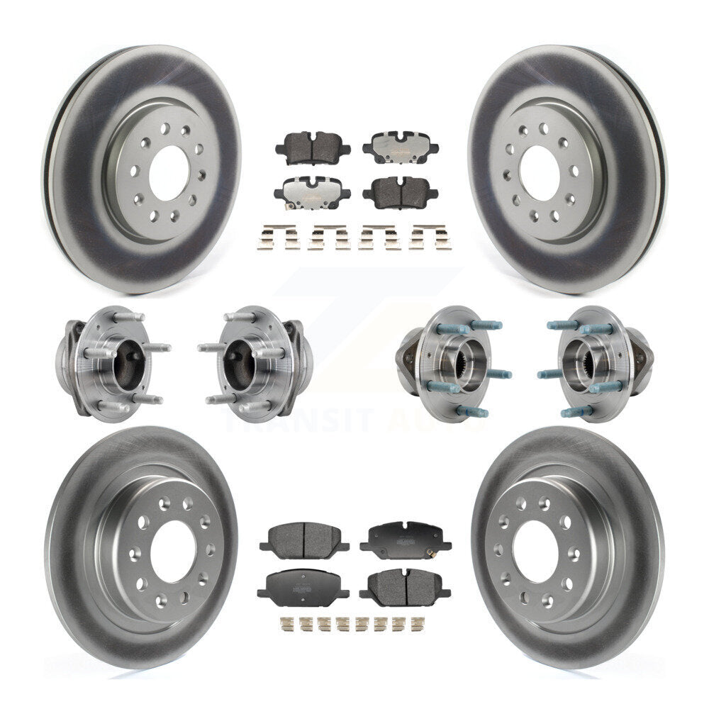 Kit de plaquettes de Rotor de frein, roulement de moyeu avant et arrière (10 pièces) pour Chevrolet Equinox GM